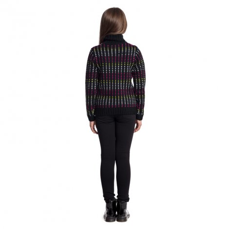 Черный свитер для девочки S'COOL 374007, вид 3
