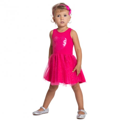 Красное платье для девочки PlayToday Baby 478003, вид 2