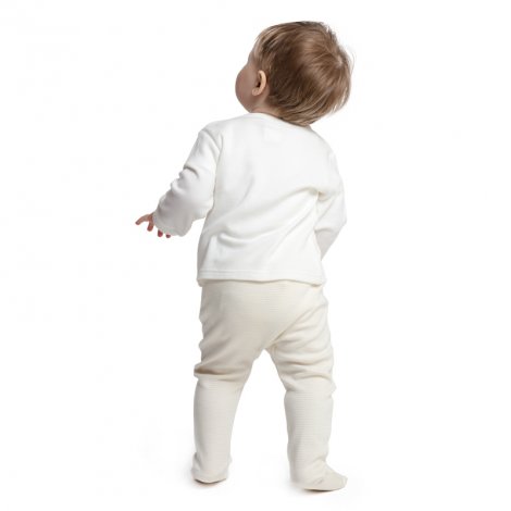 Белый комплект: боди, кофточка, ползунки для мальчика PlayToday Baby 577804, вид 6