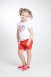 Красные шорты для девочки PlayToday 142082, вид 5 превью