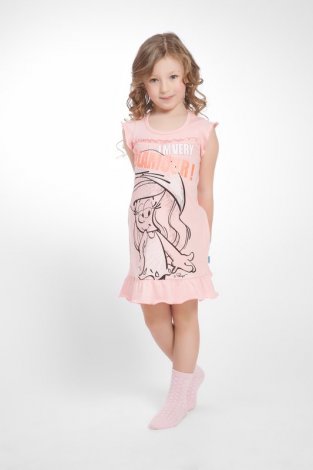 Розовый ночная сорочка для девочки PlayToday 146031, вид 5