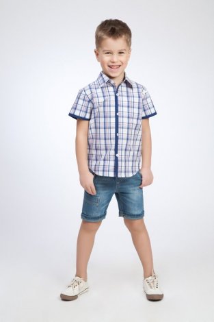 Синие шорты для мальчика PlayToday 241049, вид 3