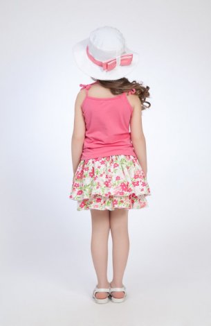 Разноцветная юбка для девочки PlayToday 242012, вид 3