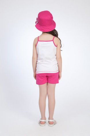 Разноцветный комплект: топ, шорты для девочки PlayToday 242052, вид 10