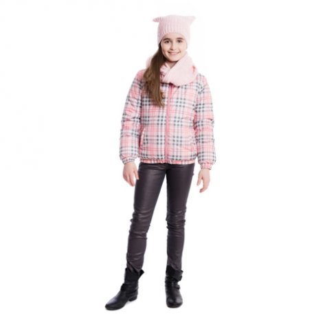 Розовая шапка для девочки S'COOL 364138, вид 2