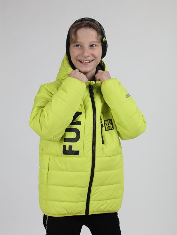 Салатовая куртка для мальчика S'COOL 193015, вид 5
