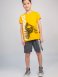 Желтая футболка для мальчика S'COOL 193090, вид 5 превью