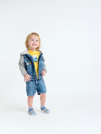 Шорты джинсовые для мальчика PlayToday Baby 197107, вид 5