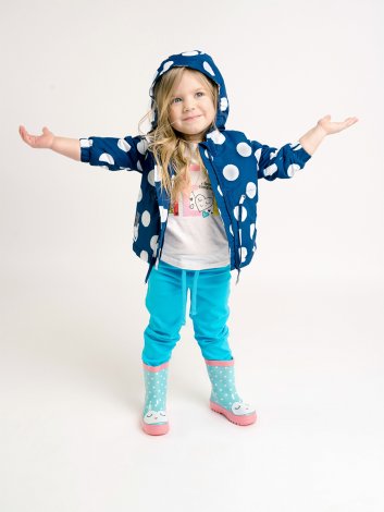 Светло-розовые сапоги водонепроницаемые для девочки PlayToday Baby 198205, вид 7