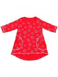 Красная туника для девочки ИНОВО KR5651