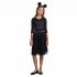 Черное платье для девочки S'COOL 074001, вид 3 превью