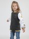 Серая толстовка для девочки PlayToday 192071, вид 6 превью