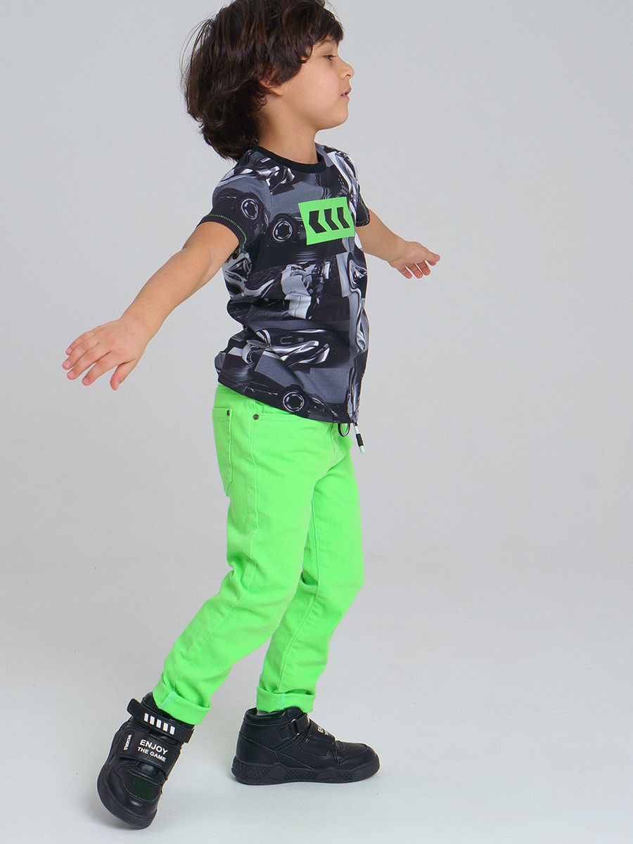Зеленые брюки для мальчика