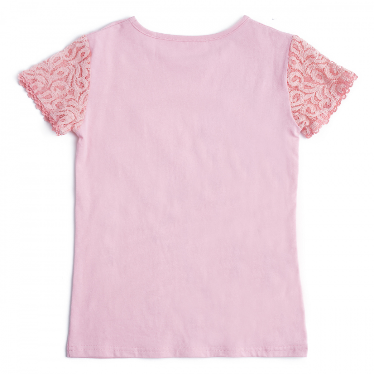 Розовая футболка для девочки. Черная футболка PLAYTODAY для девочки Sweet.