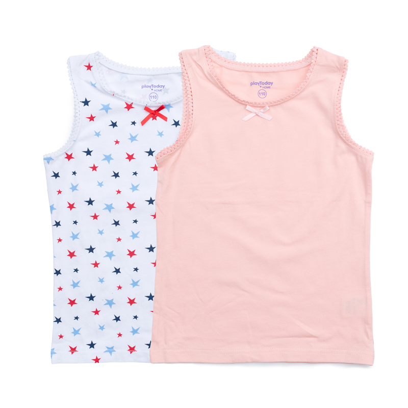 Комплект футболок для девочек. Майки детские бельевые. Комплект маек для девочки. Комплект маек для девочки. 6412-g комплект для девочки майка + трусы.